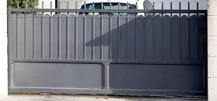 Metal Driveway Gate Installation Davis